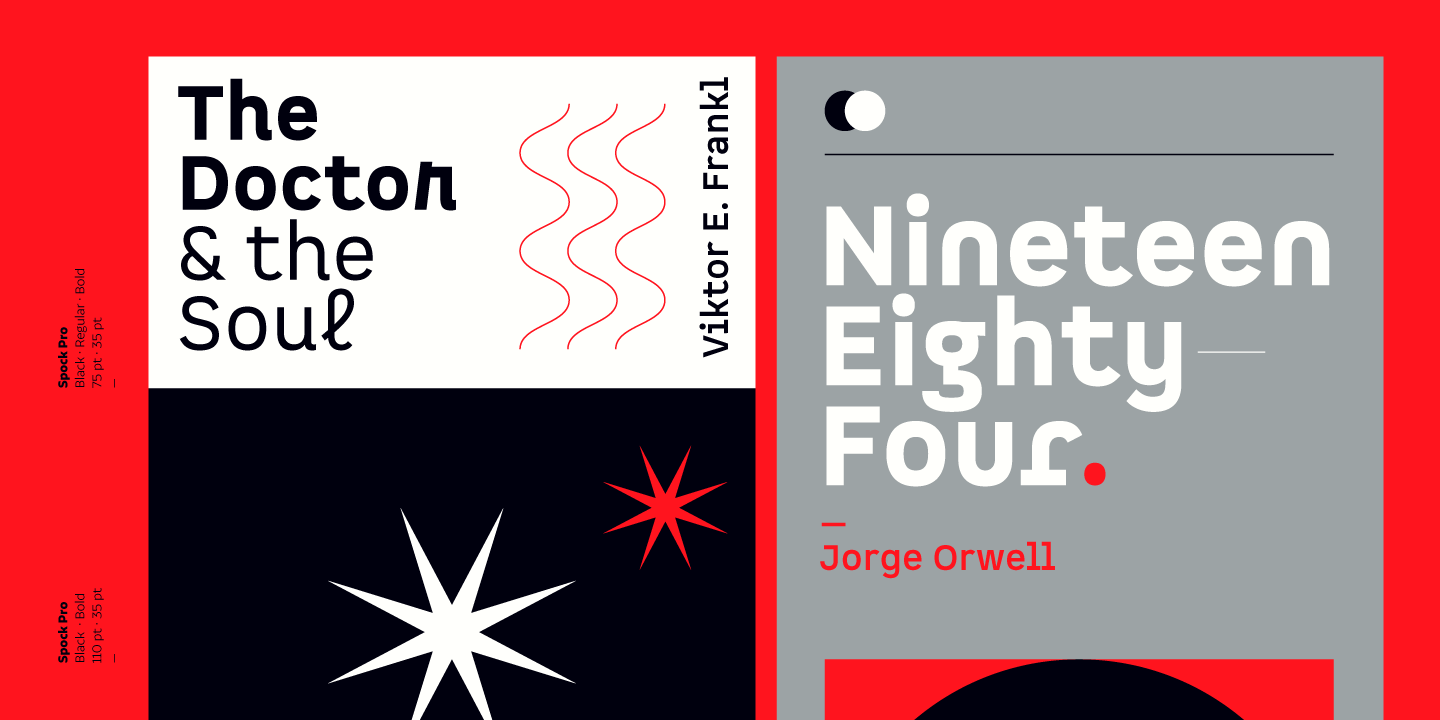 Spock Essential Pro Light Italic Font preview
